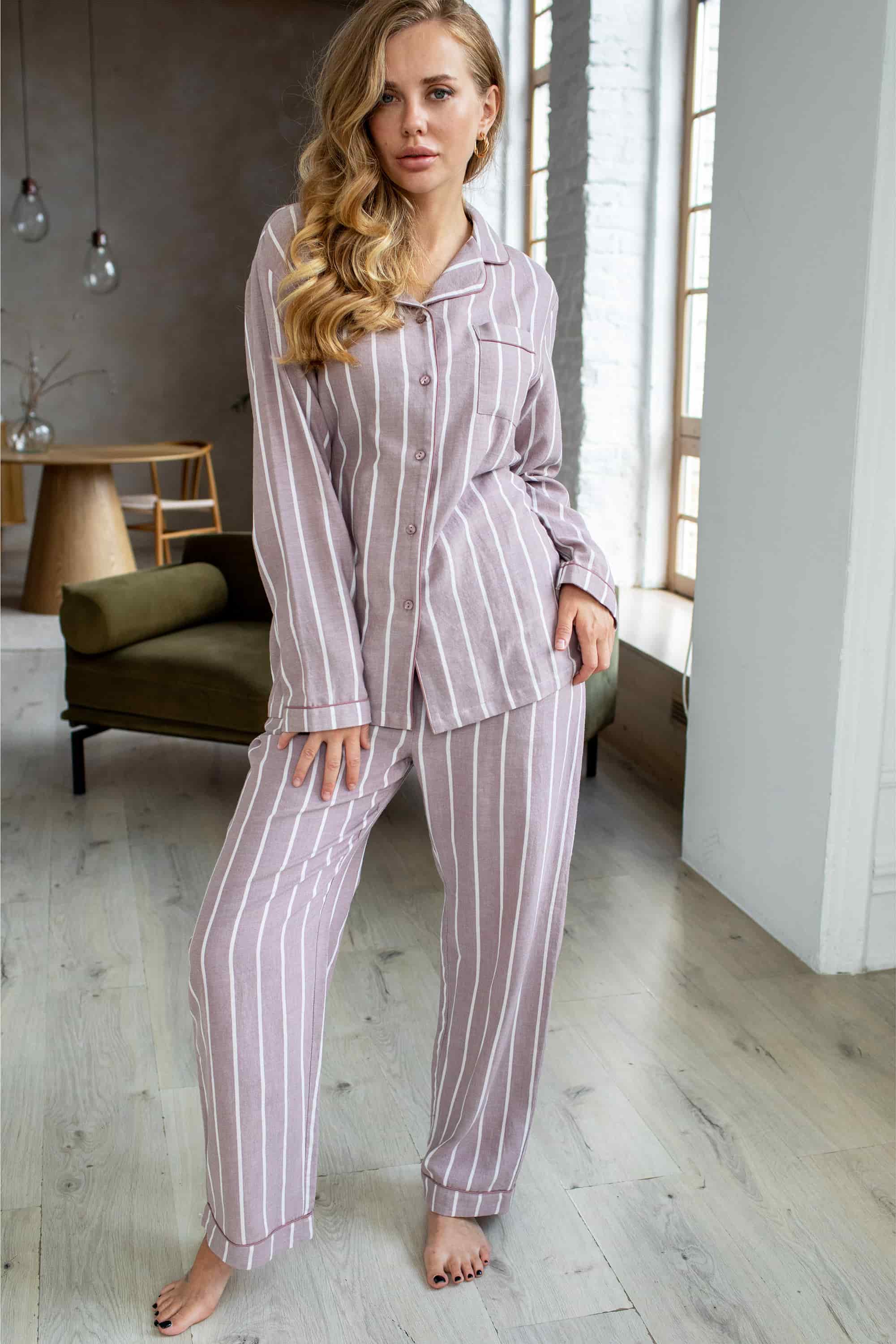 Пижамная блуза 3644 Bridget tiramisu