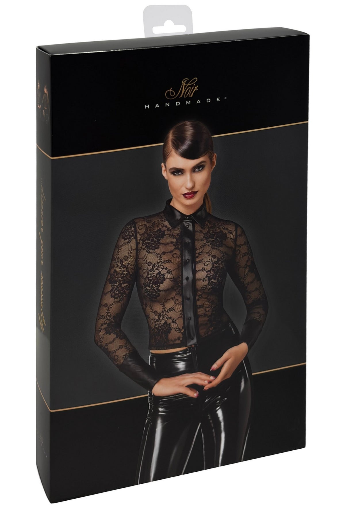 Мереживна блуза F377 Noirelle Lace Noir Handmade коробка