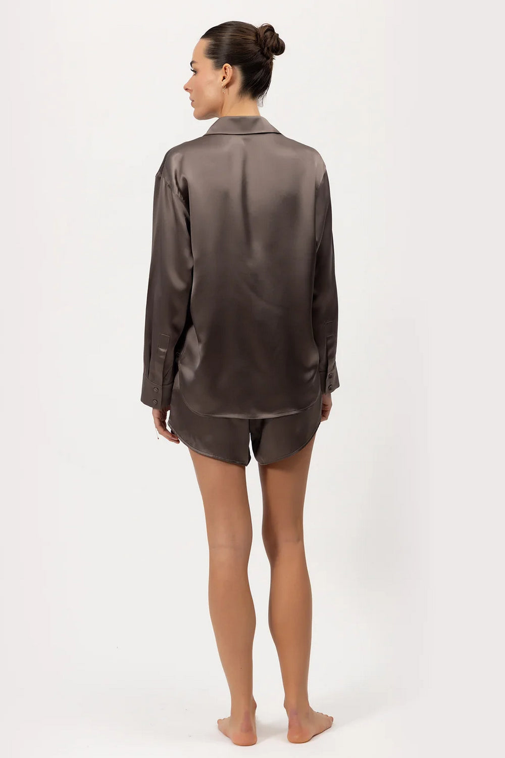 Шелковая блуза 242207-04 The Lady chocolate