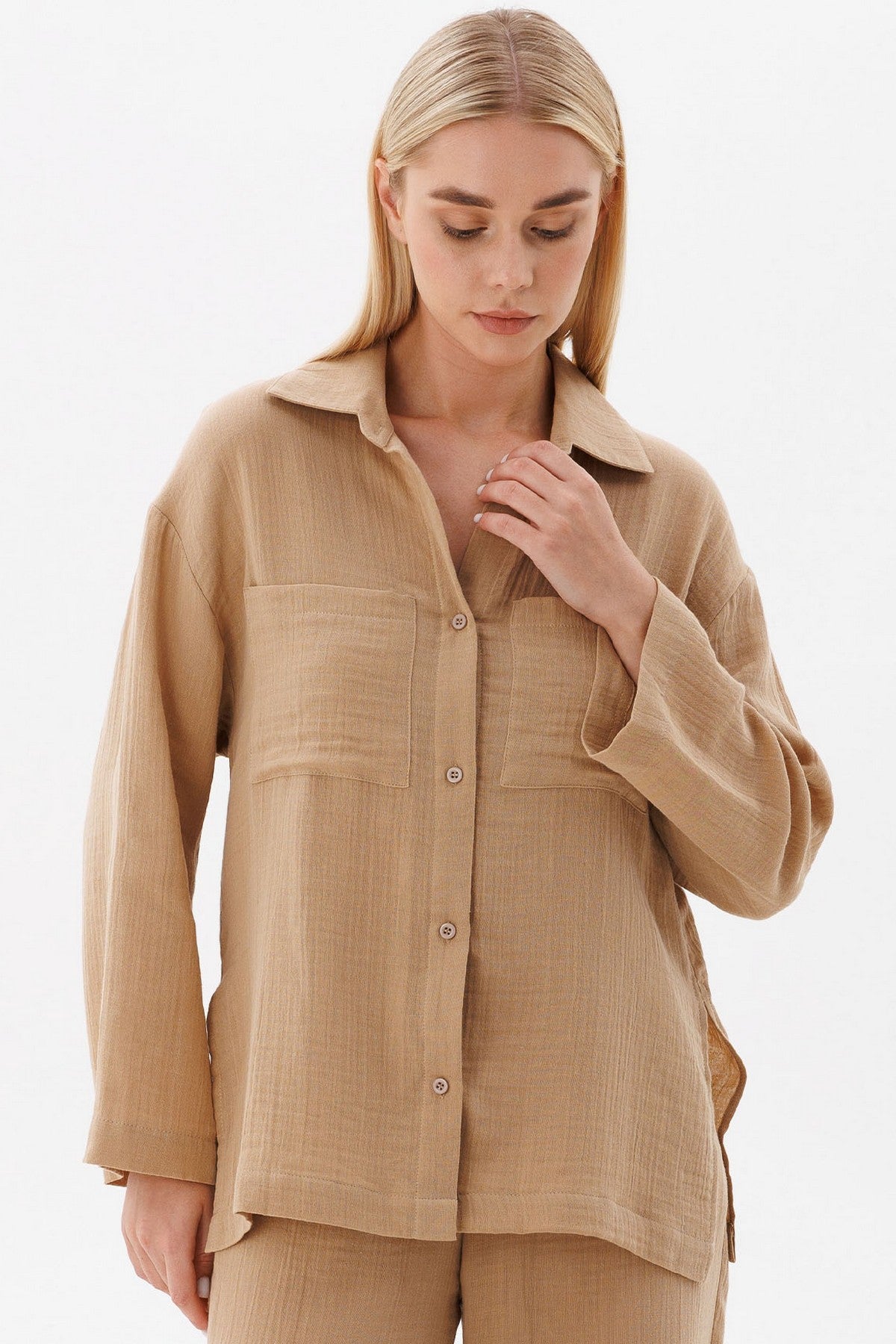 Блуза из муслина 1676/11023