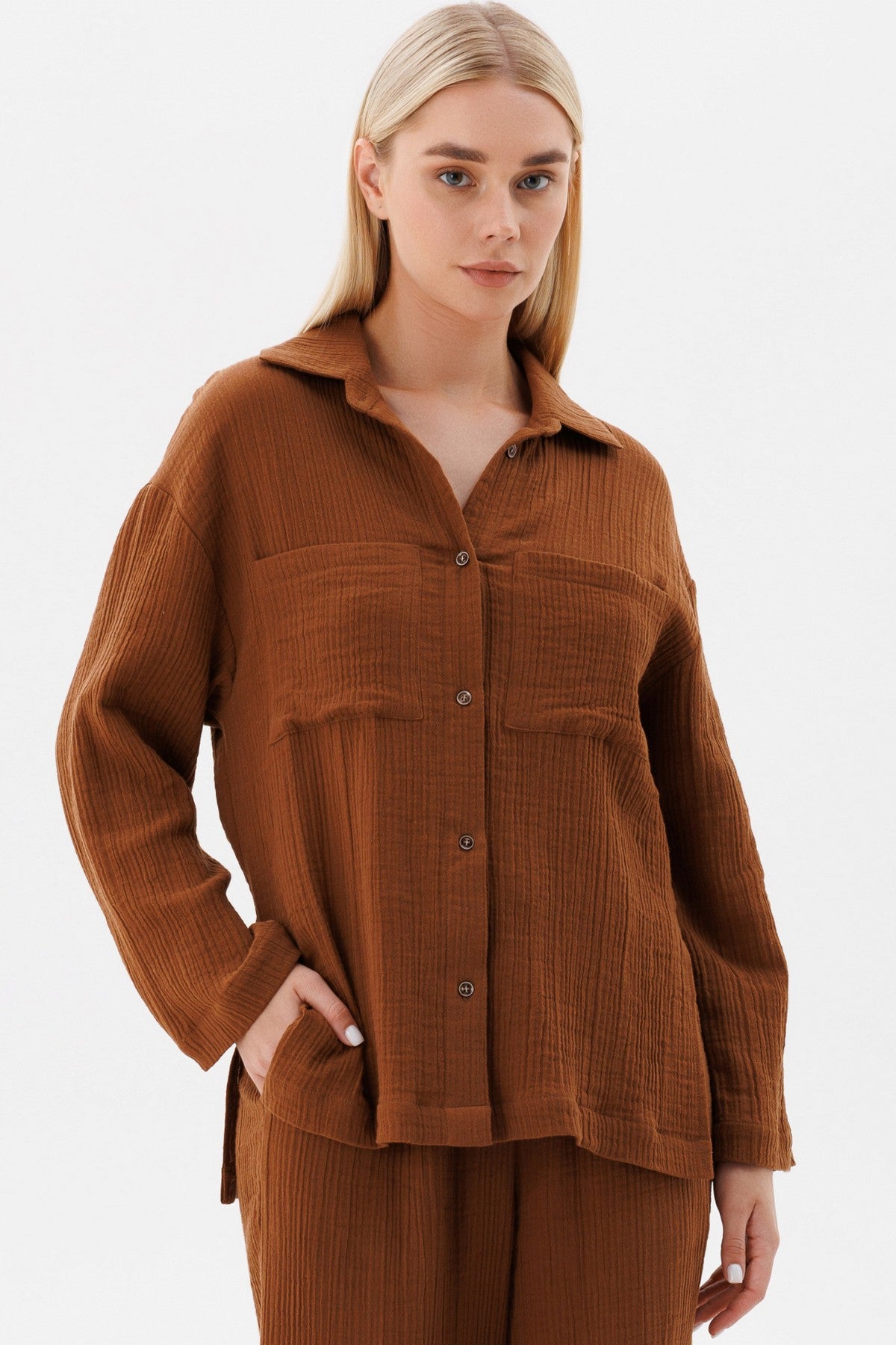 Блуза из муслина 1676/11025