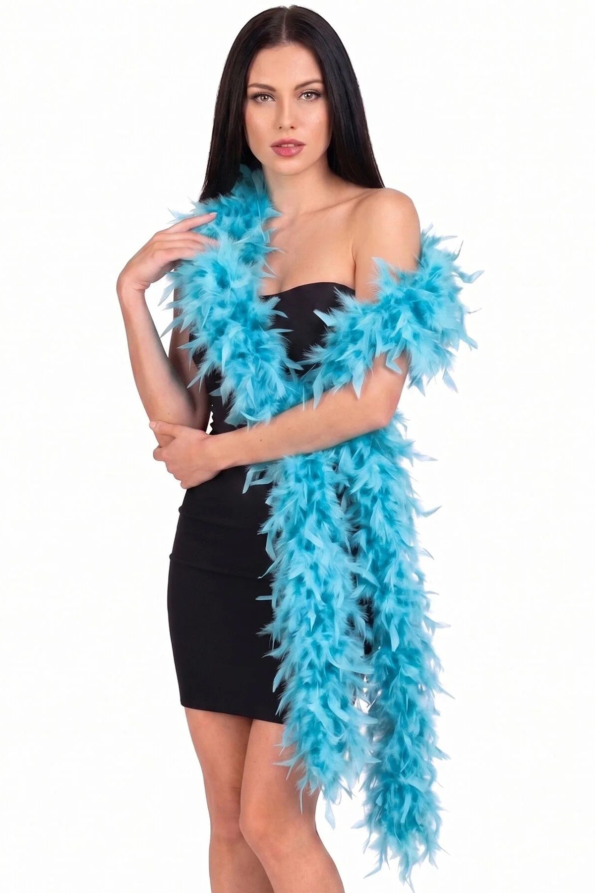 Боа з пір'я SX4662 blue Art of Sex