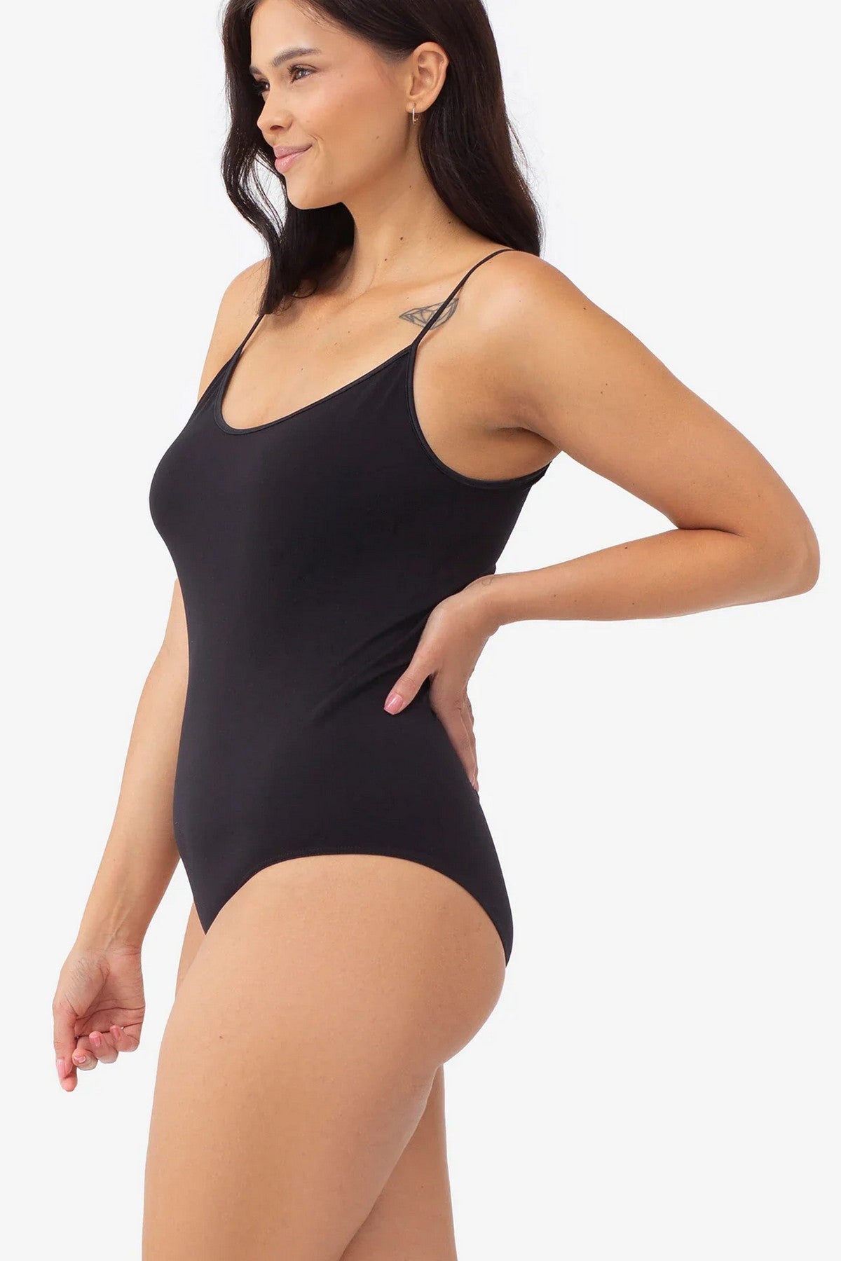 Бесшовное боди на тонких бретелях Camisole