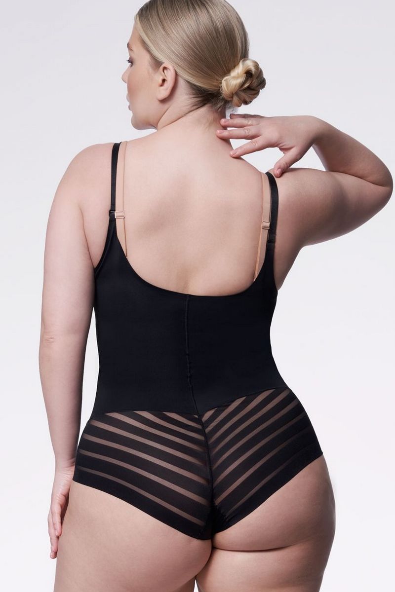 Корректирующее боди с бесшовными трусиками 119 pod byust Mesh