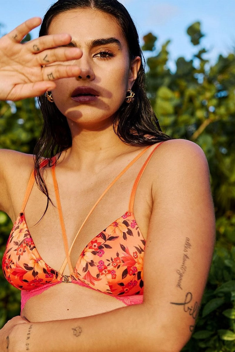 Еротичне боді з мереживом 42508230 orange