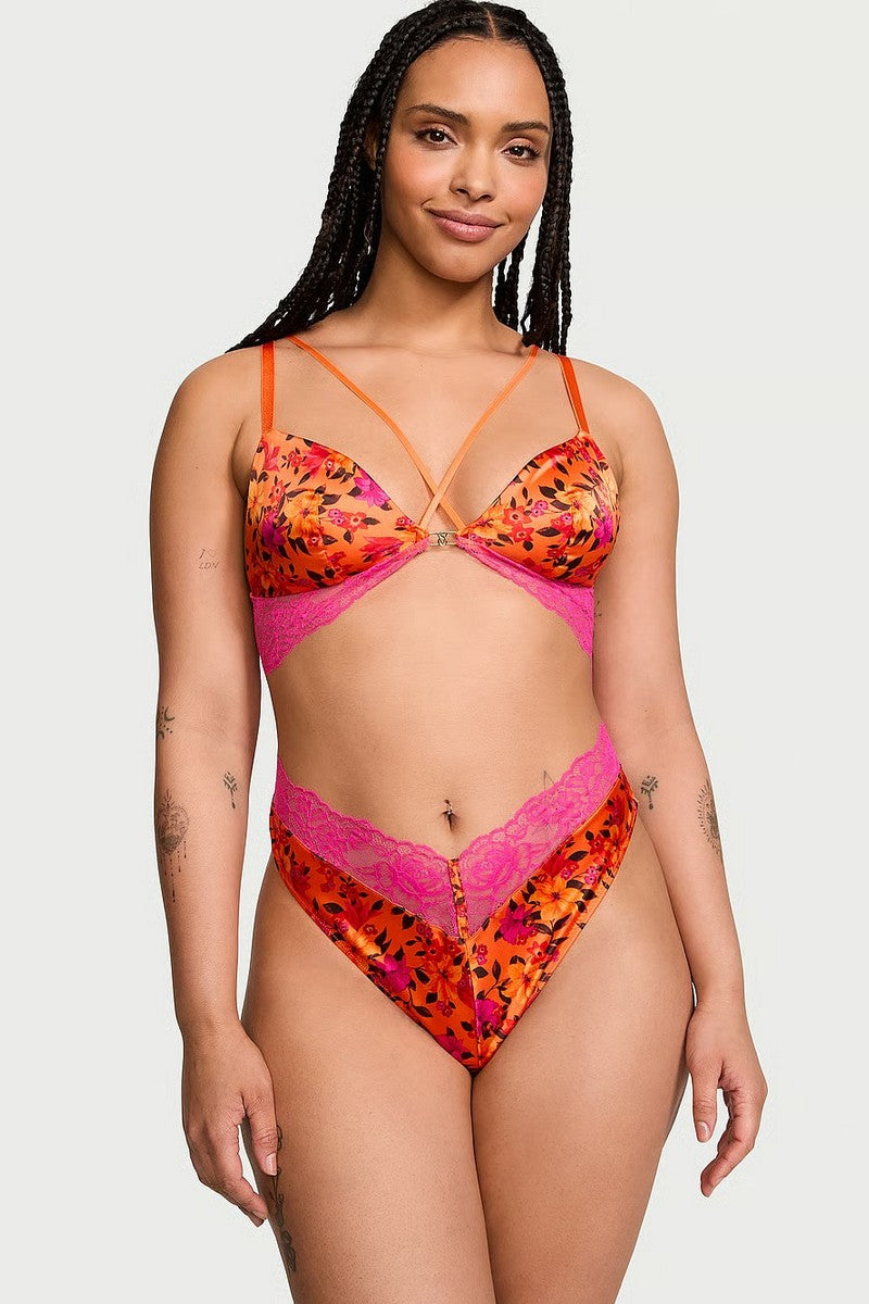 Эротическое боди с кружевом 42508230 orange