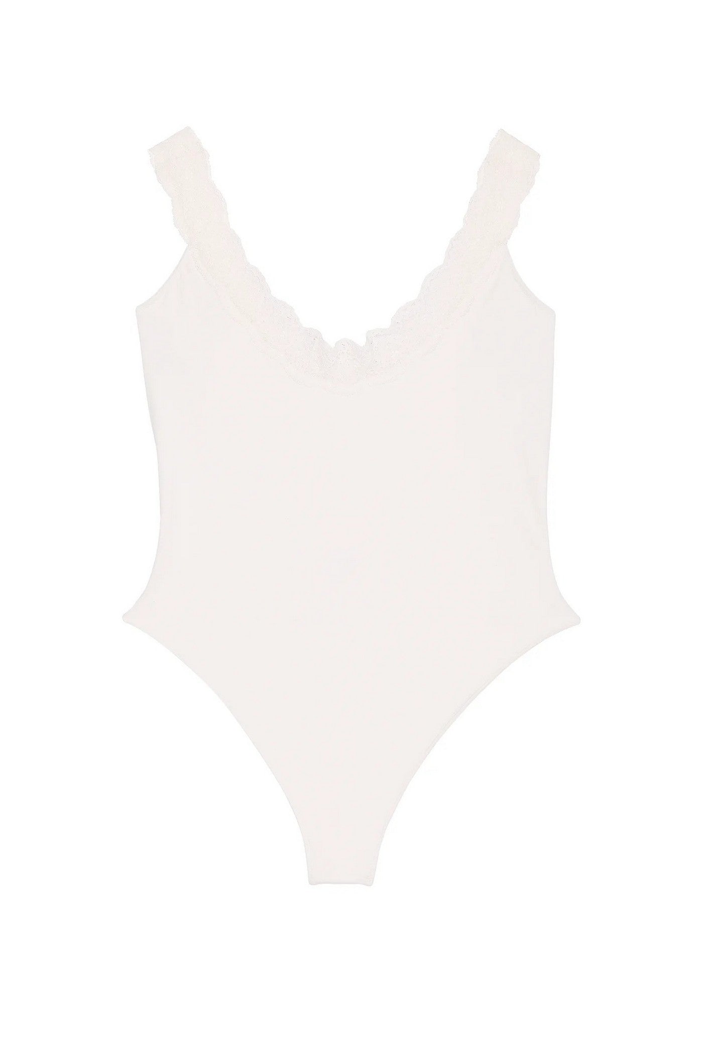 Боди-стринг с кружевом 548355016 milk