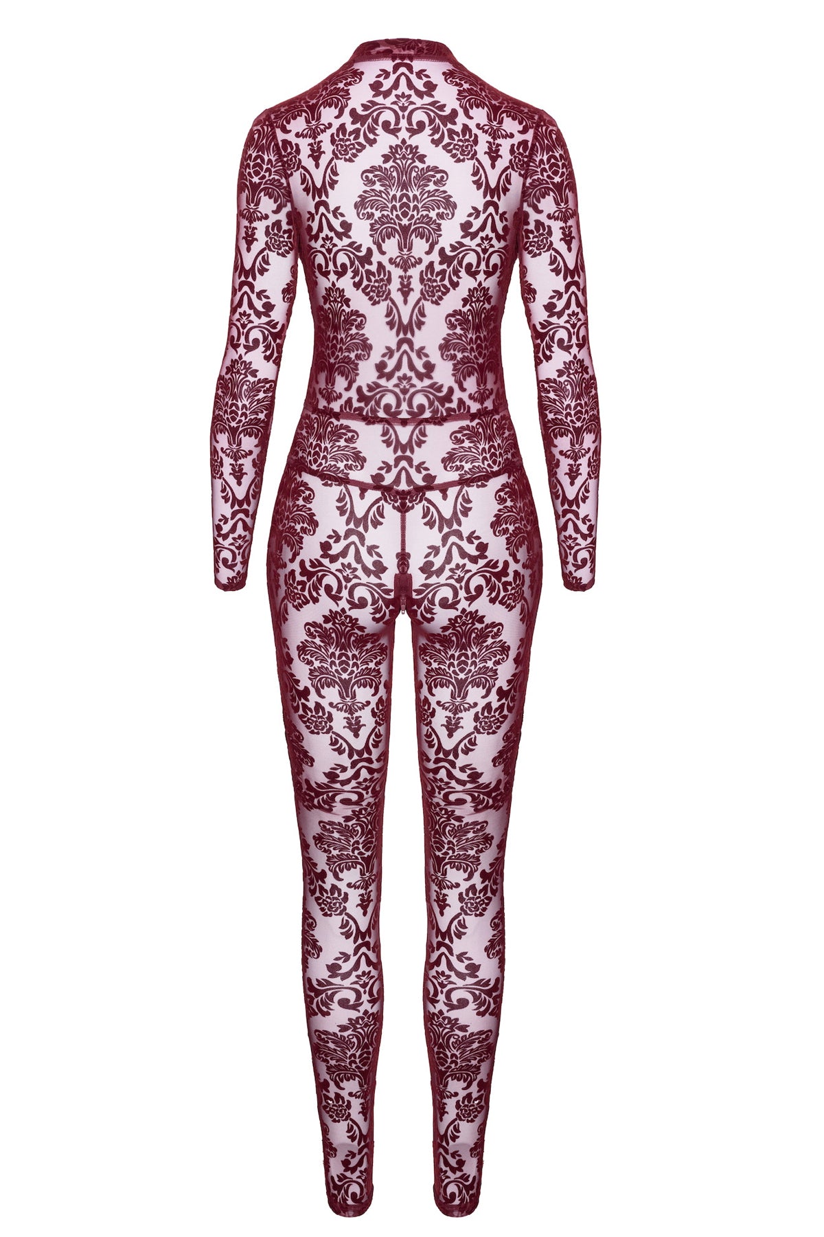 Бодістокінг з оксамитовим флоком F382 Kink Royal Noir Handmade