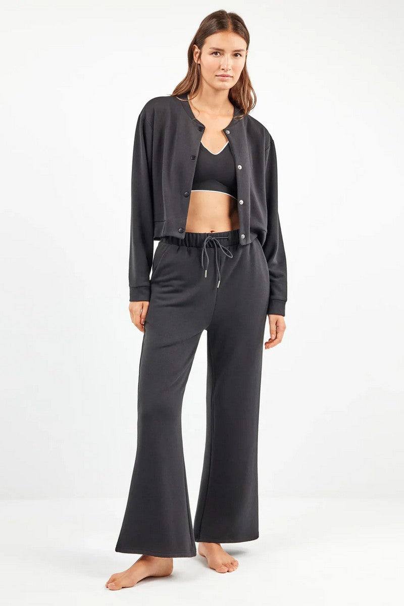 Трикотажный бомбер 2/7000 black