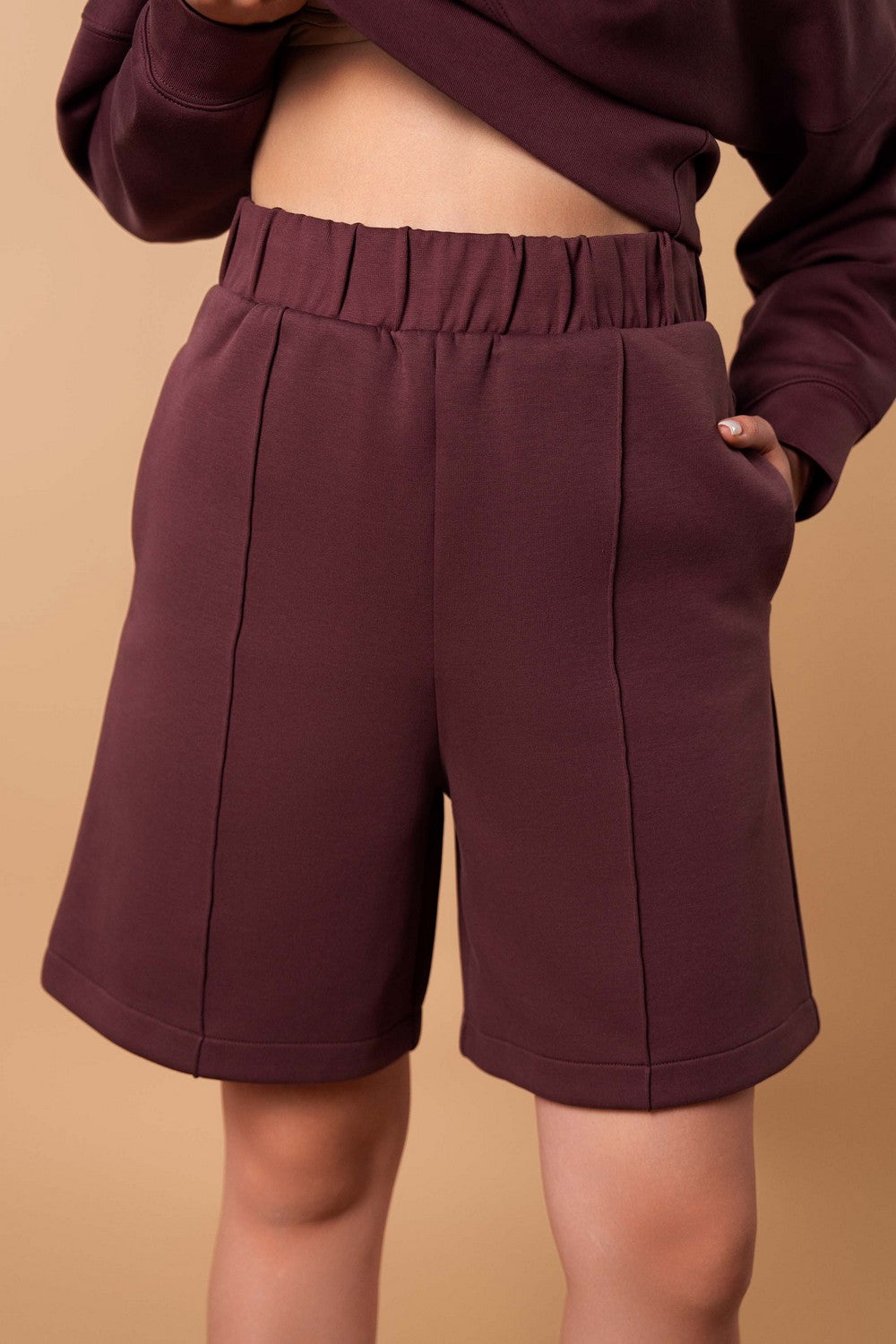 Шорты с карманами HOM2425013 mahogany