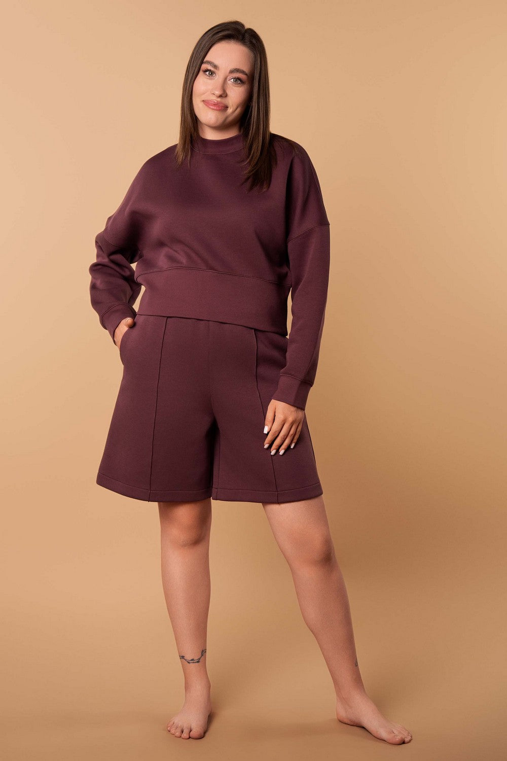 Шорты с карманами HOM2425013 mahogany