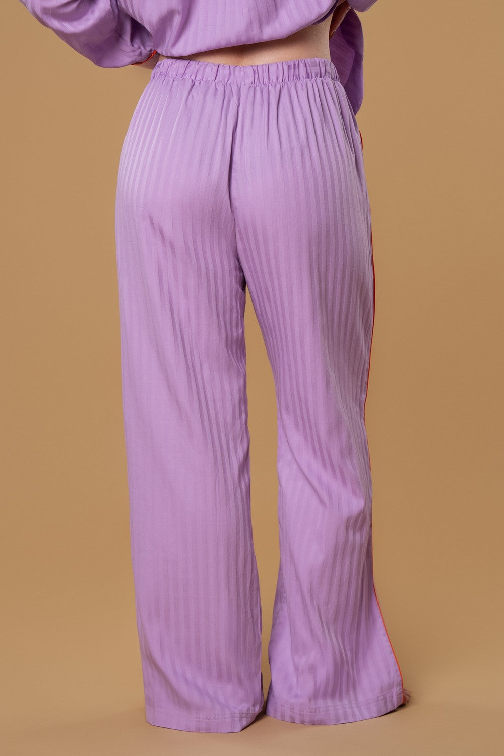 Пижамные брюки в полоску HOM2527010 purple