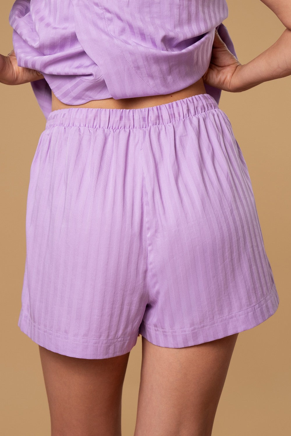 Пижамные шорты с карманами HOM2527013 purple