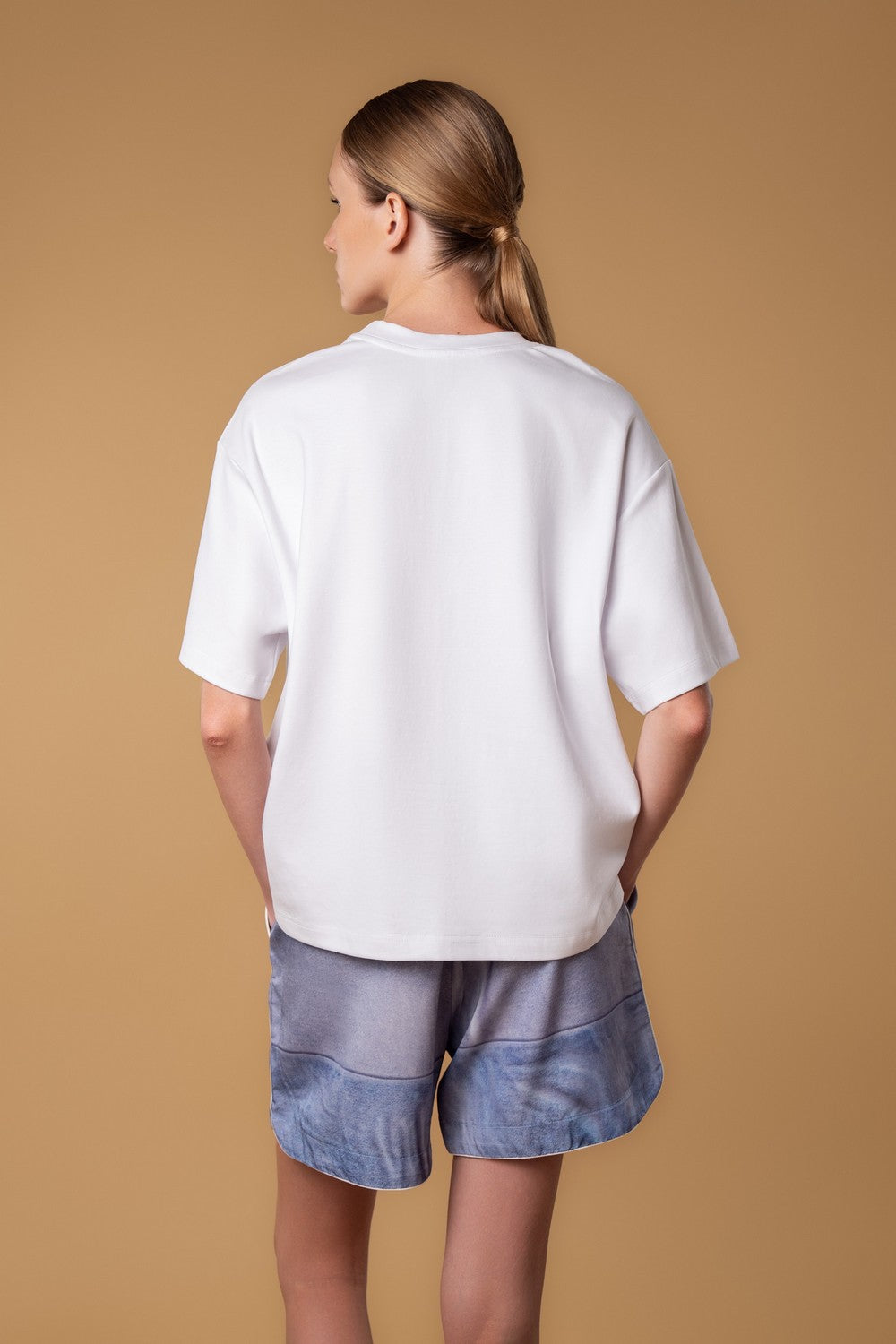 Піжамні шорти з кишенями HOM2529013 denim