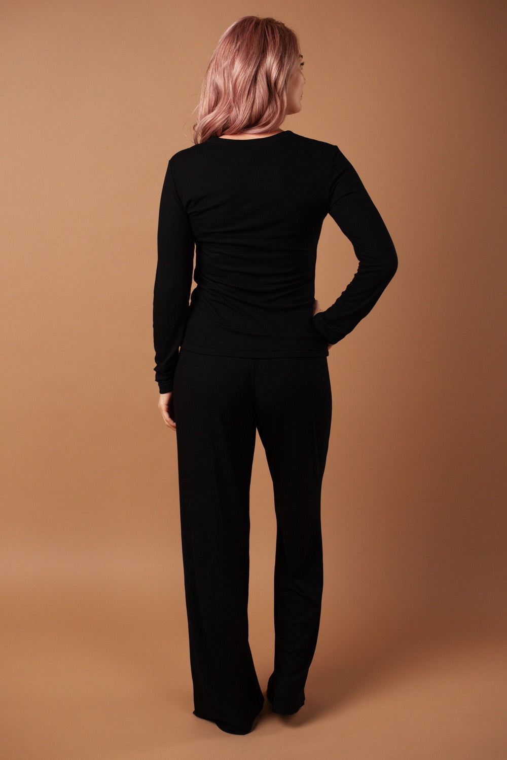 Брюки прямого кроя HOM25313010 black