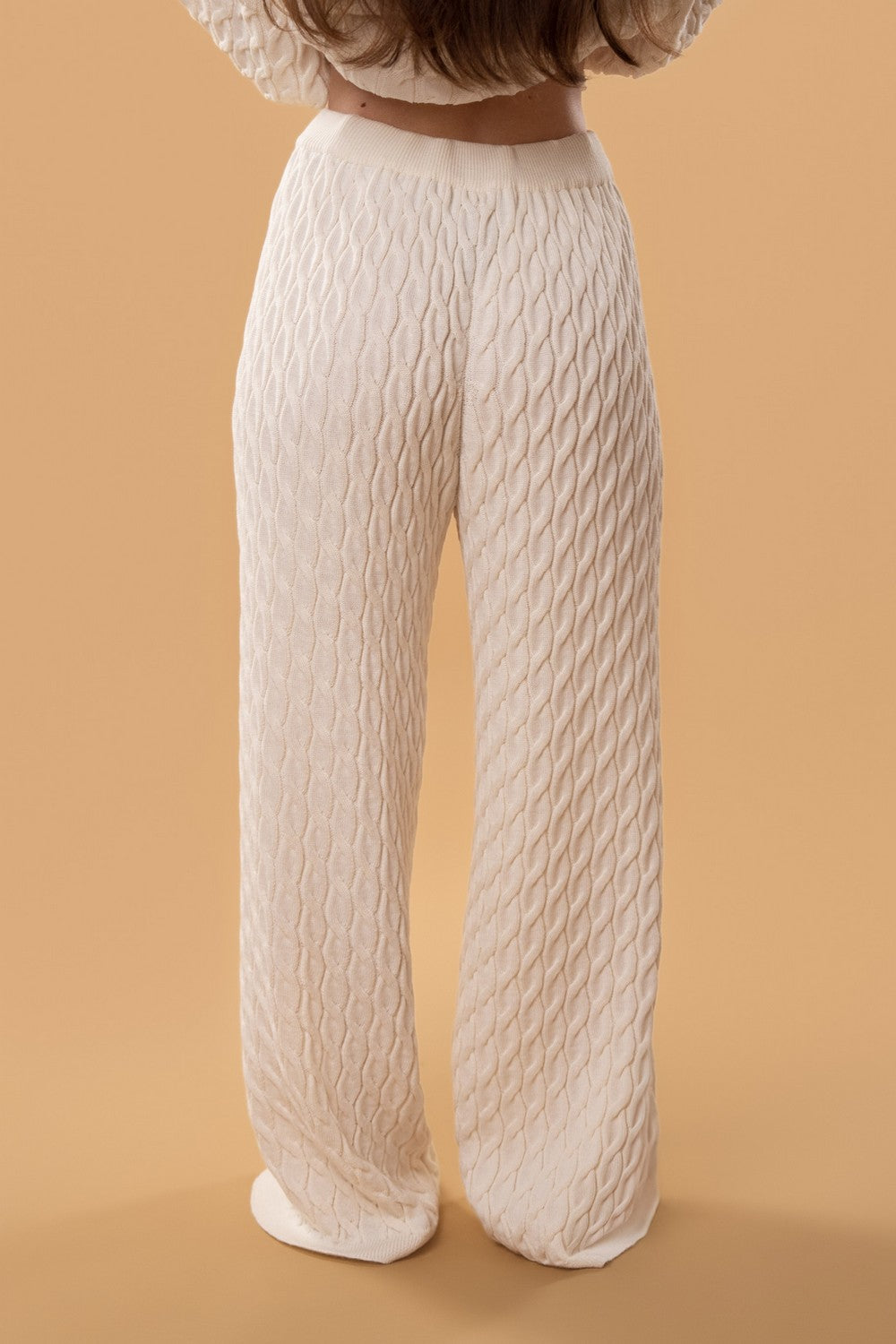 Брюки свободного кроя HOM2577079 milk
