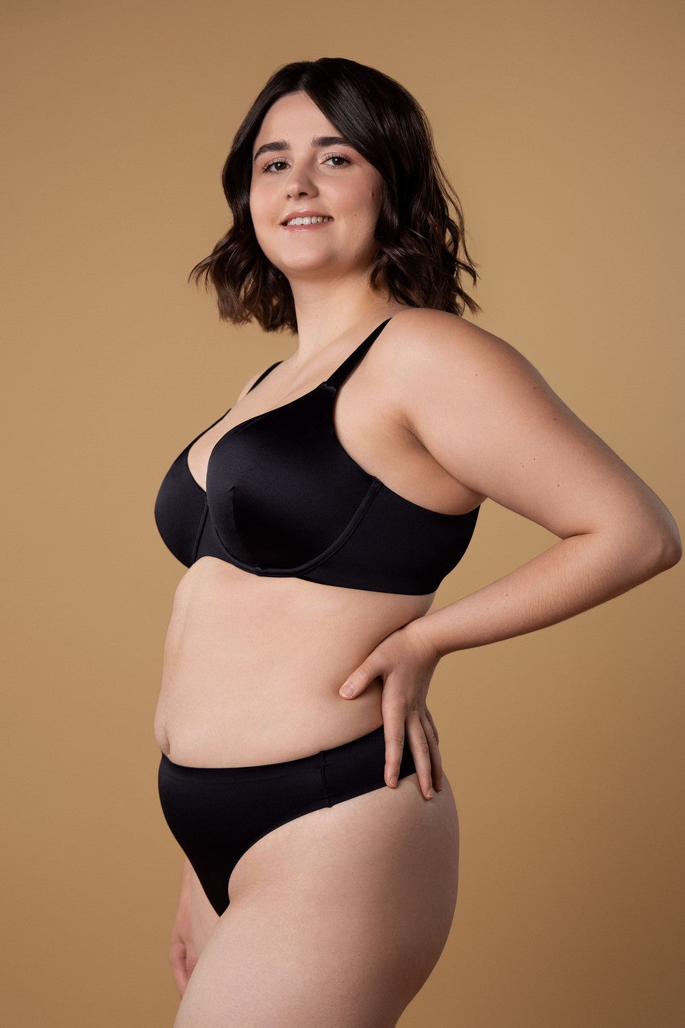 Мягкий бюстгальтер на косточках SLZ24201522 black