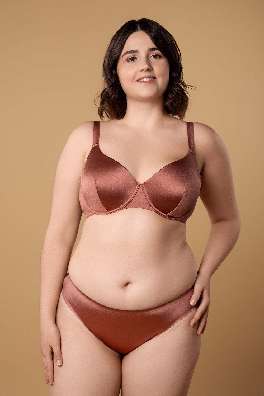 М'який бюстгальтер на кісточках SLZ24201522 terracotta