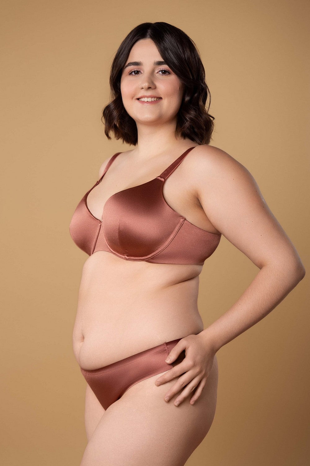 М'який бюстгальтер на кісточках SLZ24201522 terracotta