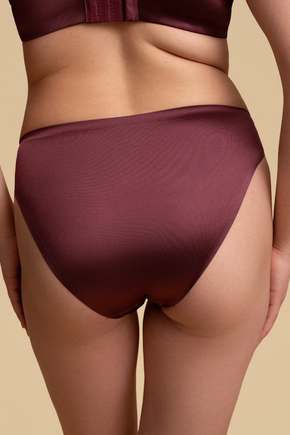Трусики слип из микрофибры SLZ24202321 marsala