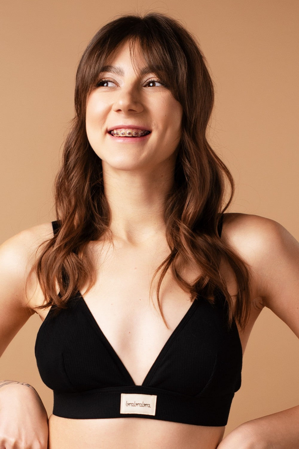 Мягкий бралет в рубчик SLZ25301014 black