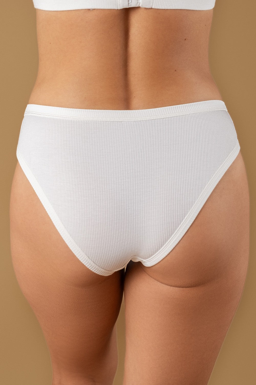 Трусики слип в рубчик SLZ25302001 ivory