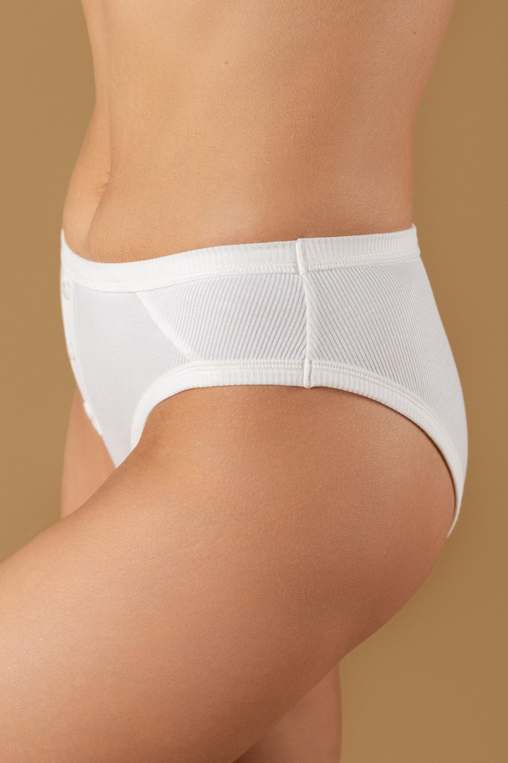 Трусики слип в рубчик SLZ25302001 ivory
