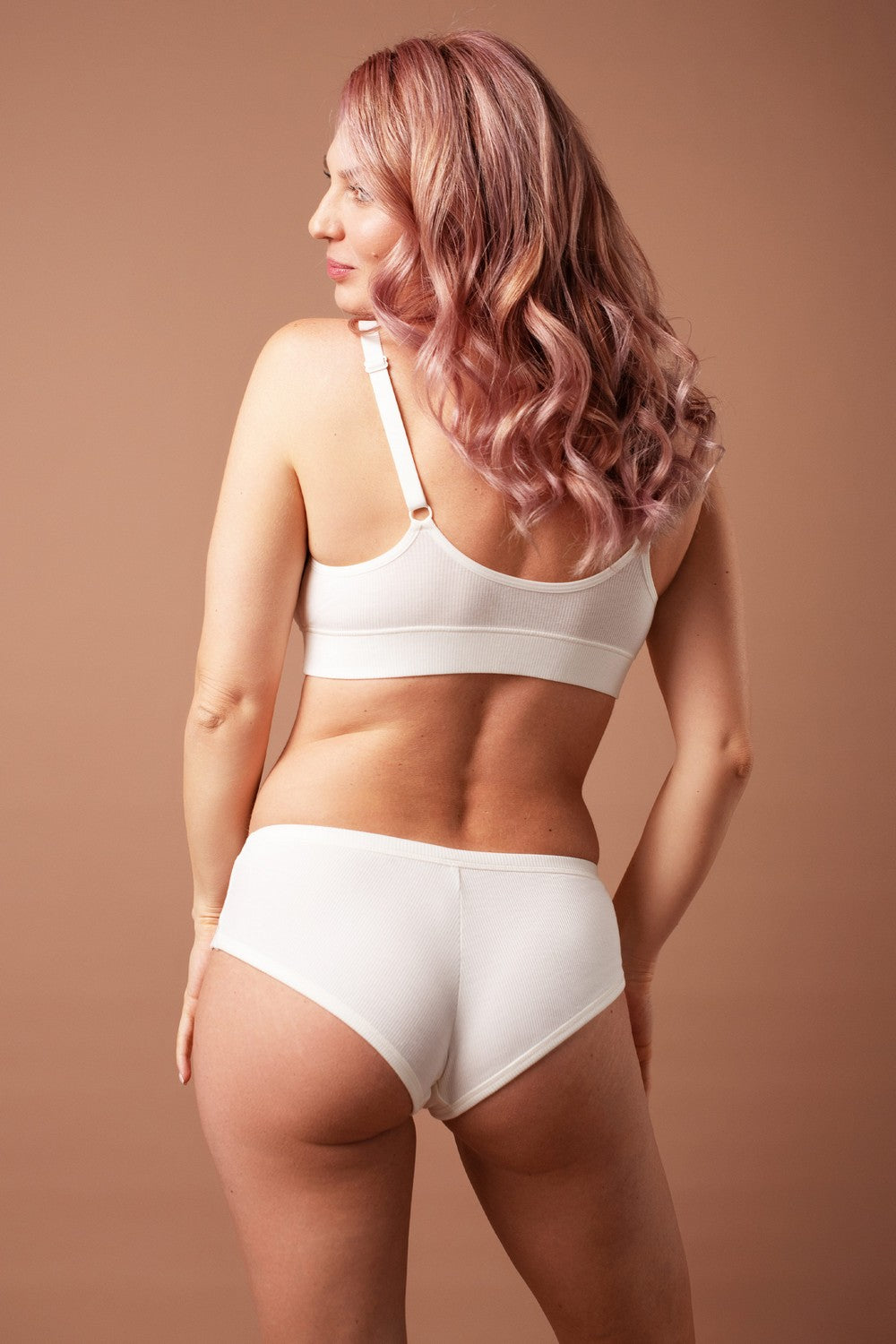 Шортики в рубчик SLZ25302003 ivory