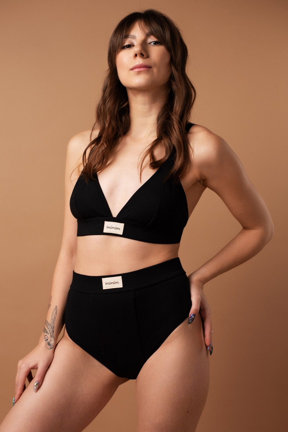 Высокие трусики слип SLZ25302021 black