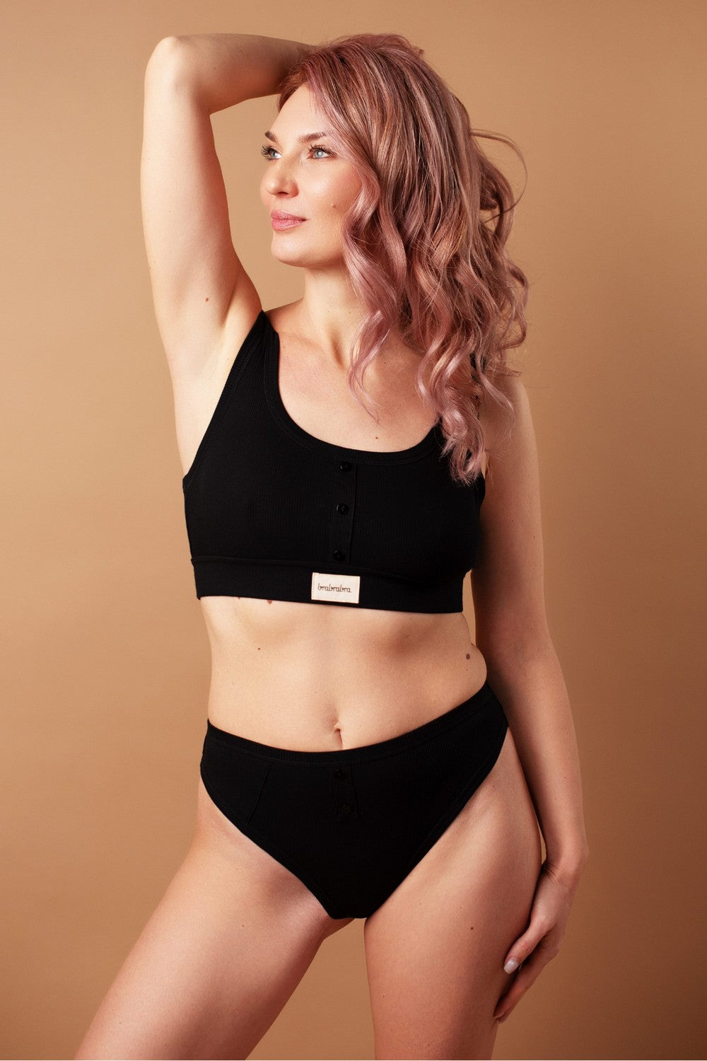 Высокие трусики бразилиана SLZ25302028 black