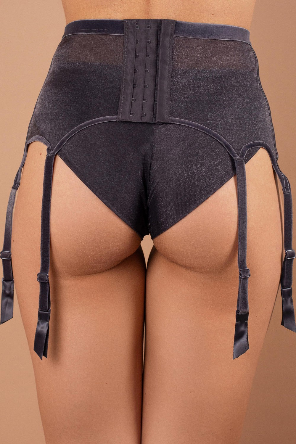 Широкий пояс для чулок SLZ25502006 dark grey