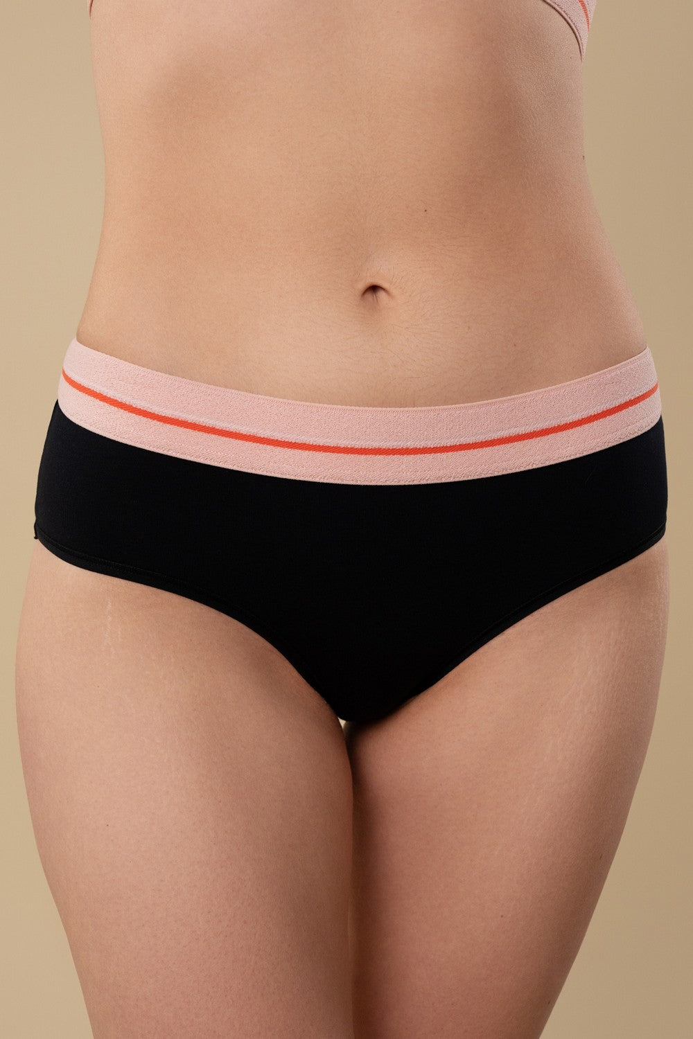 Хлопковые трусики слип SLZ25602003 black