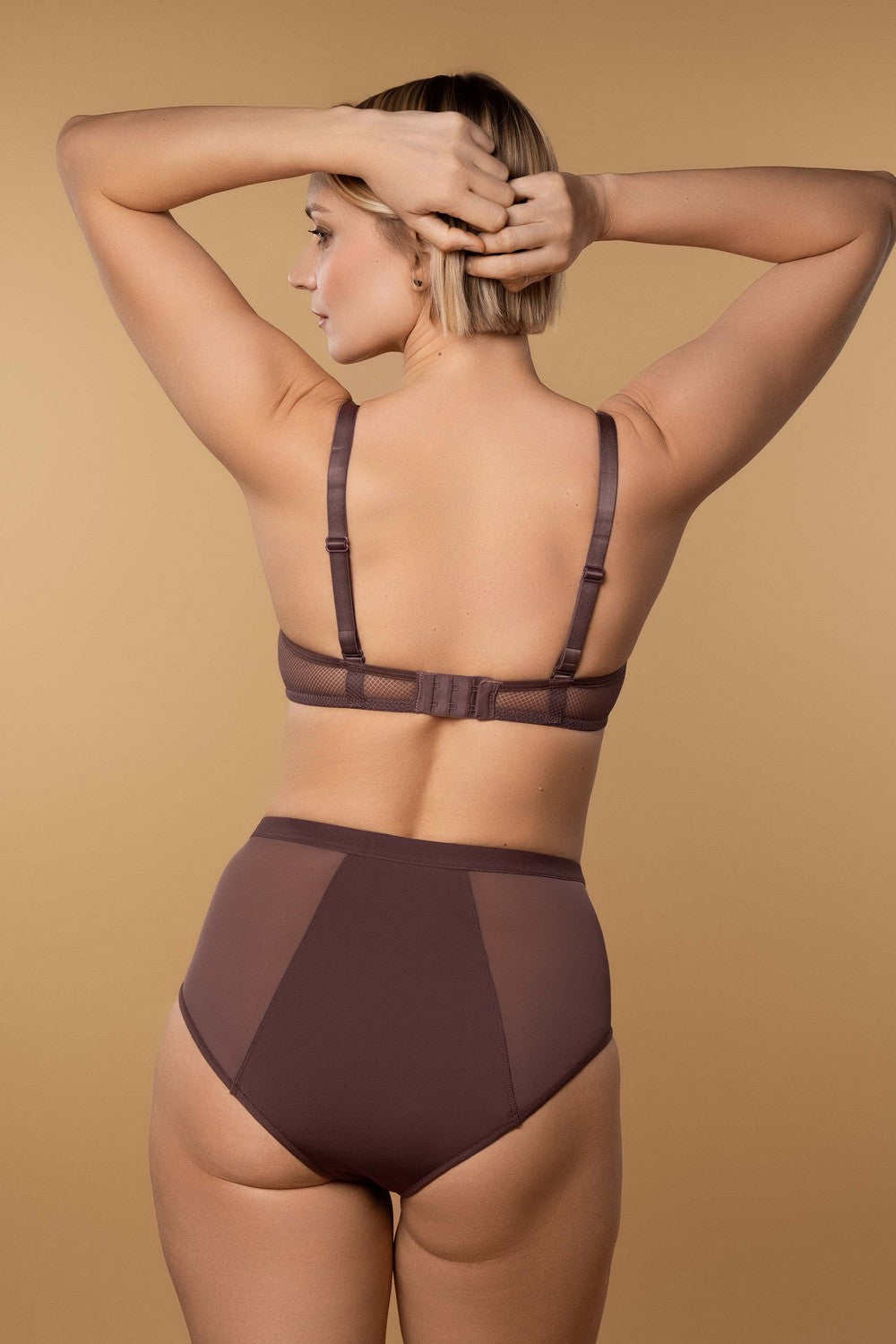 Высокие менструальные трусики слип SLZ25702201 mokko