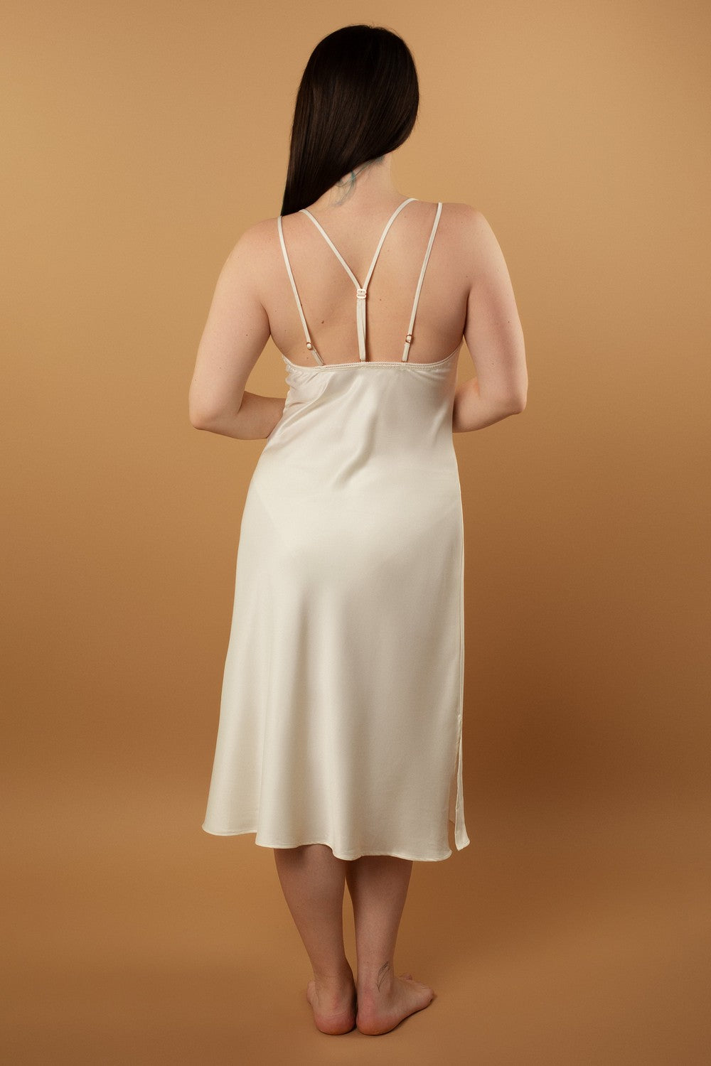 Ночная сорочка из сатина SLZ25803001 vanilla