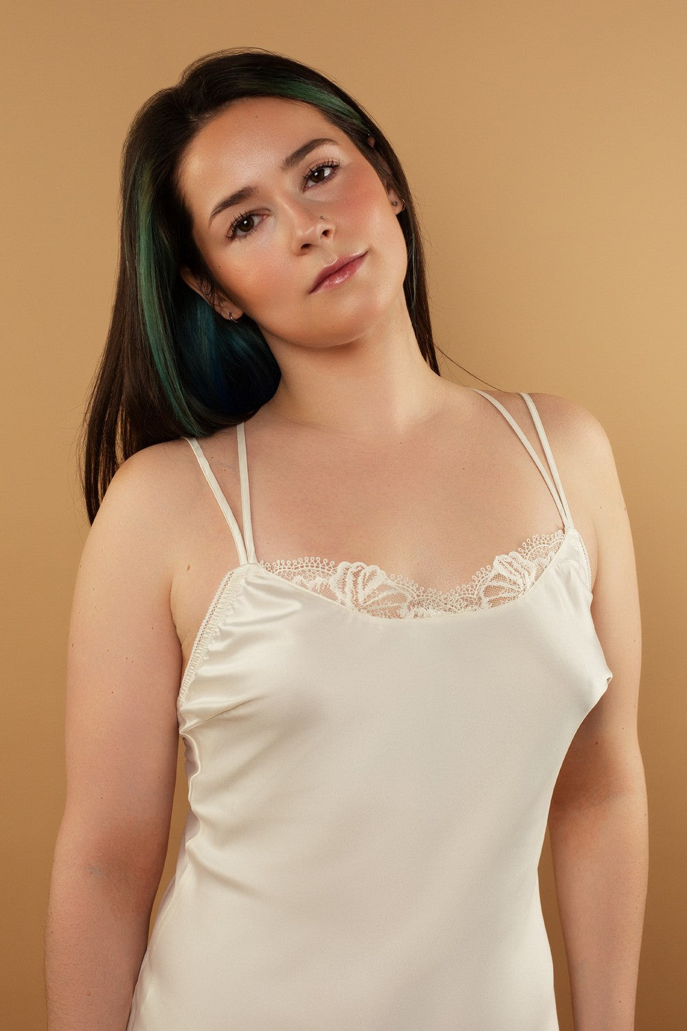 Ночная сорочка из сатина SLZ25803001 vanilla