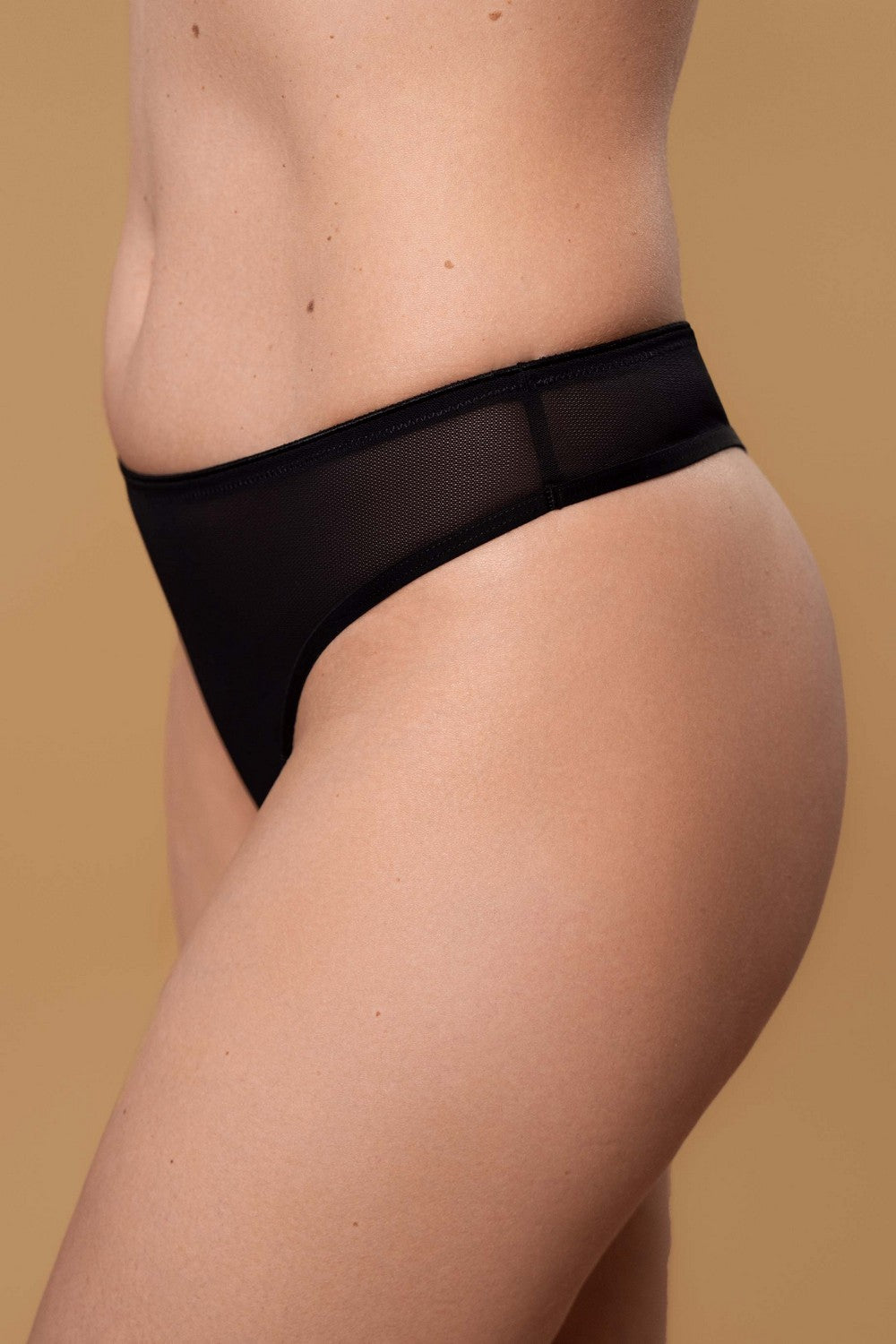 Трусики стринг из микросетки SLZ26202002 black