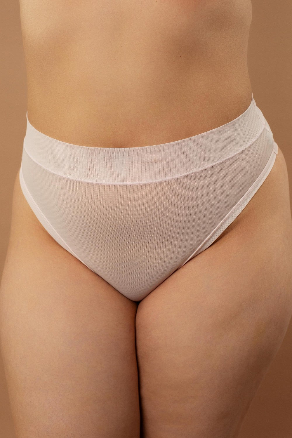 Трусики бразилиана из микросетки SLZ26202121 rose