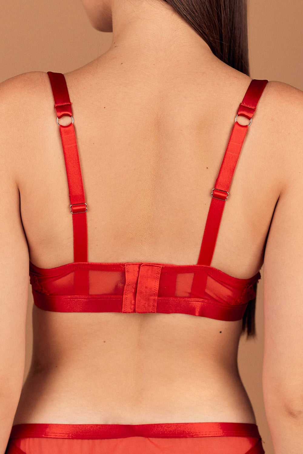 Мягкий бюстгальтер балконет SLZ26301005 red