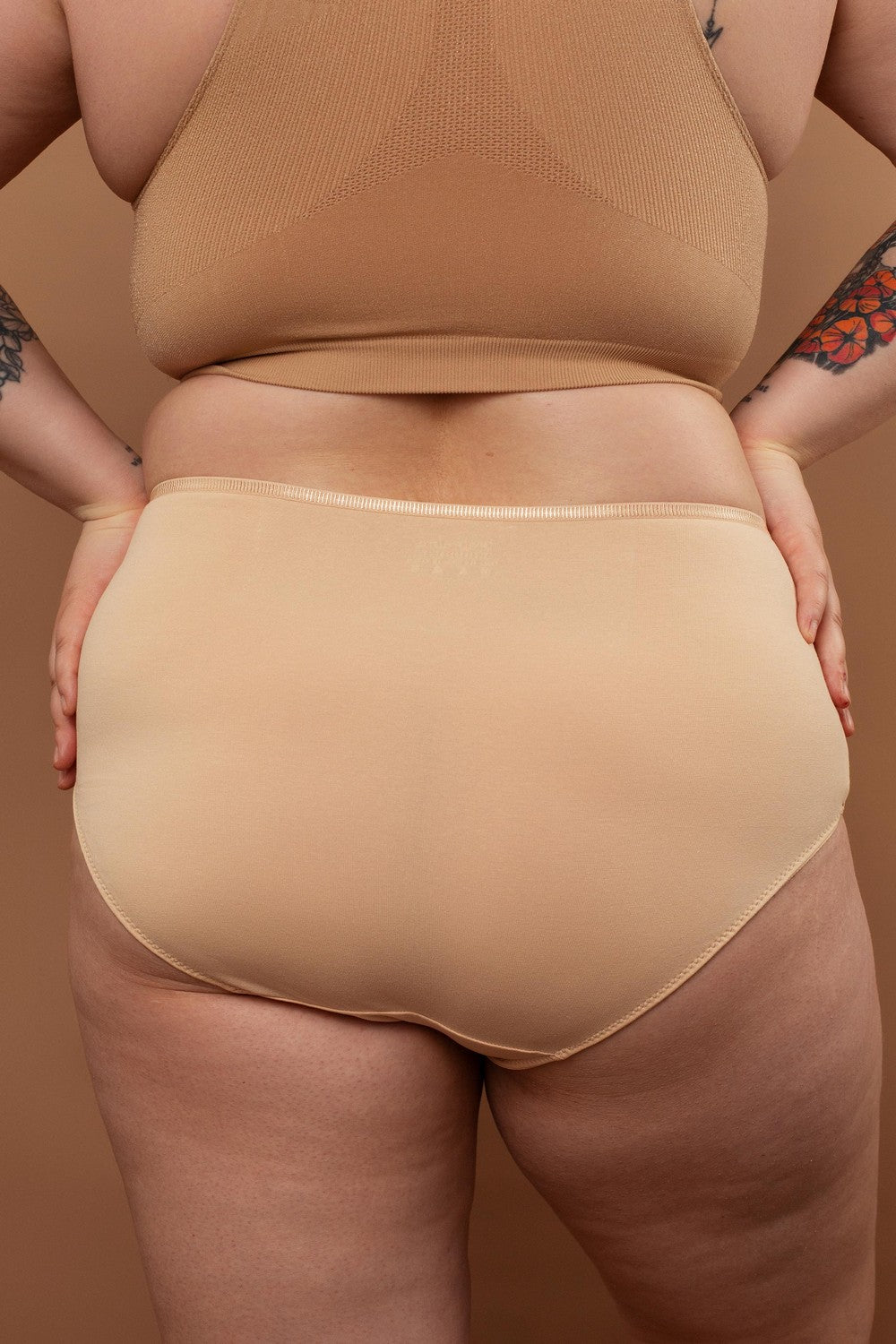 Хлопковые трусики слип SLZ26902101 (3 шт.) beige/khaki/white
