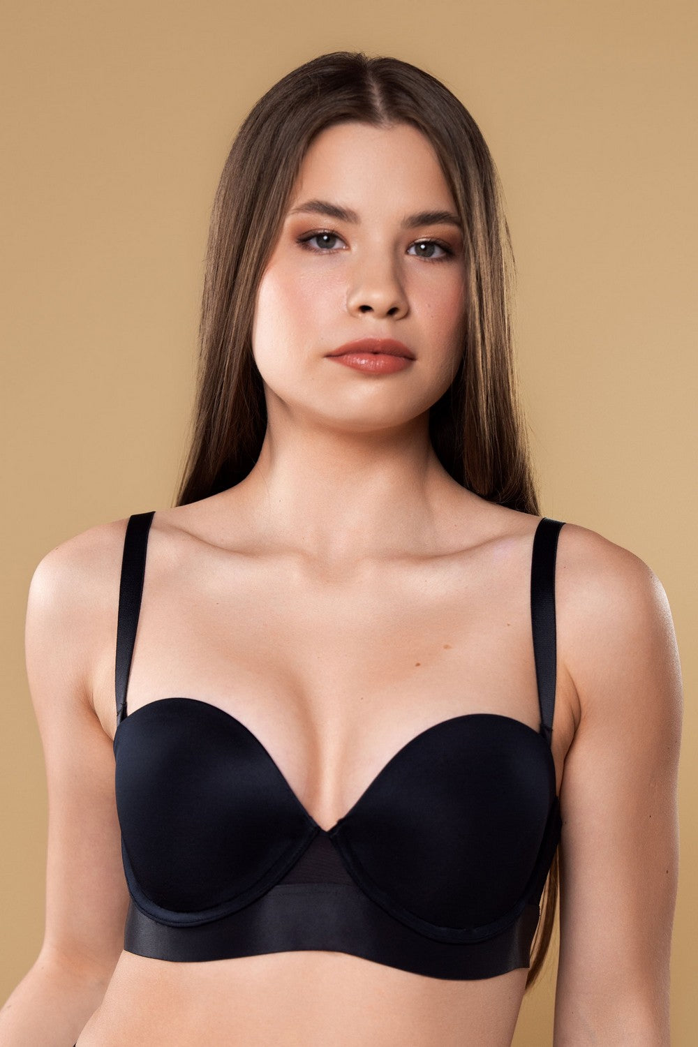 Бюстгальтер со съемными бретелями SLZ27301003 black