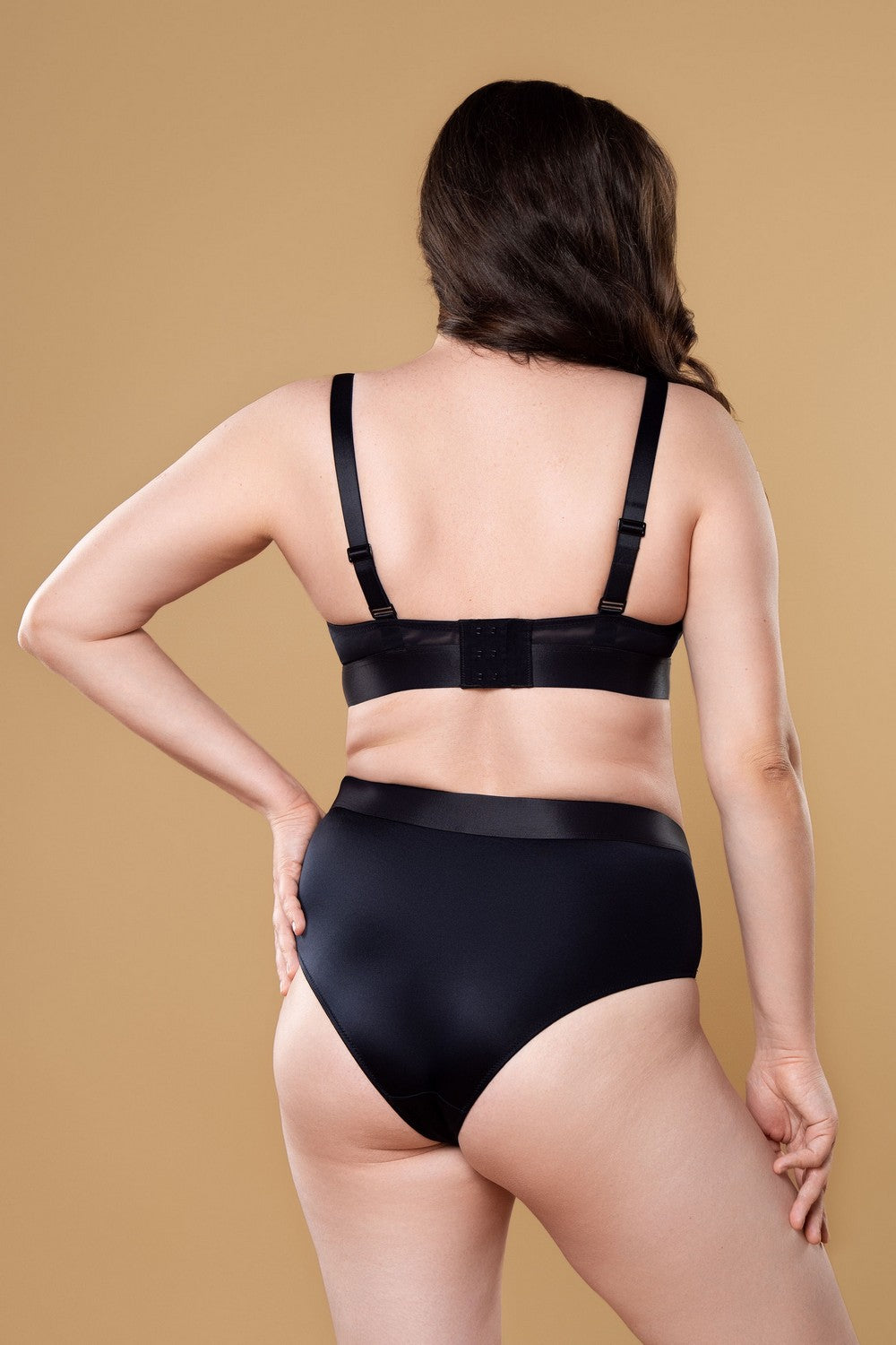 Высокие трусики слип SLZ27302101 black