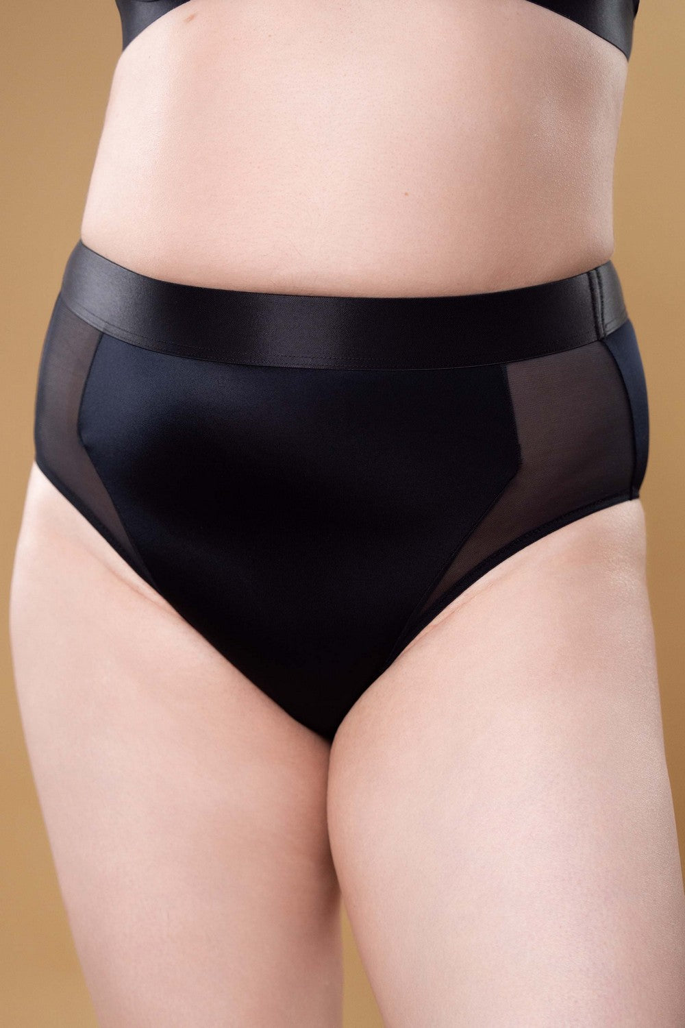 Высокие трусики слип SLZ27302101 black