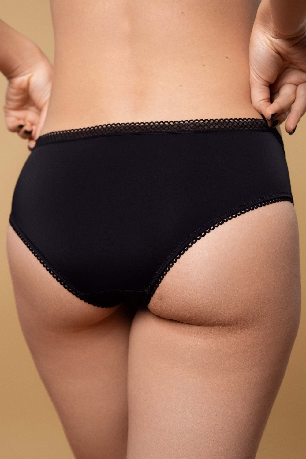 Трусики слип из микросетки SLZ27502001 black