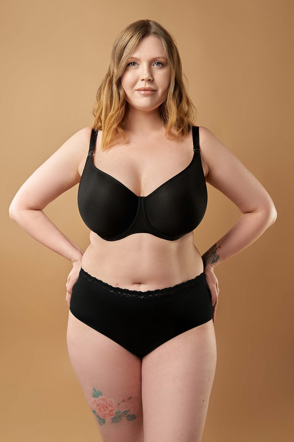 Высокие трусики слип SLZ27602101 (2 шт.) nude/black