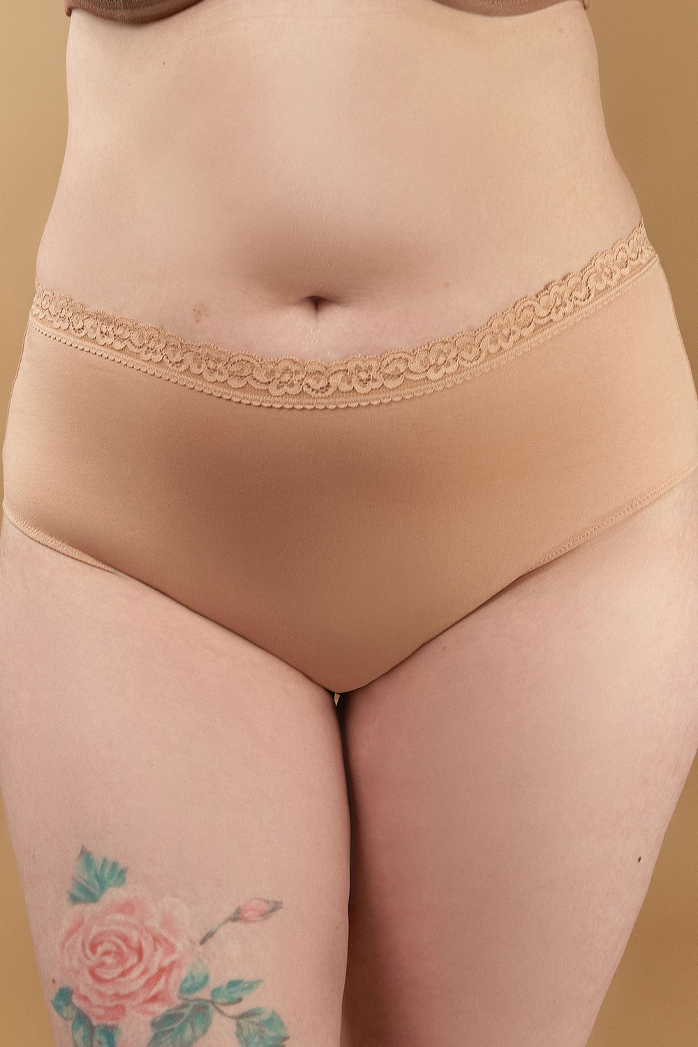 Високі трусики сліпи SLZ27602101 (2 шт.) nude/black