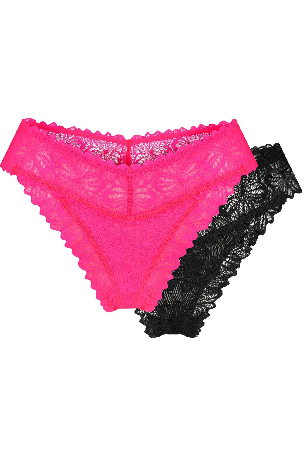 Кружевные трусики стринг SLZ27802002 (2 шт.) pink/black