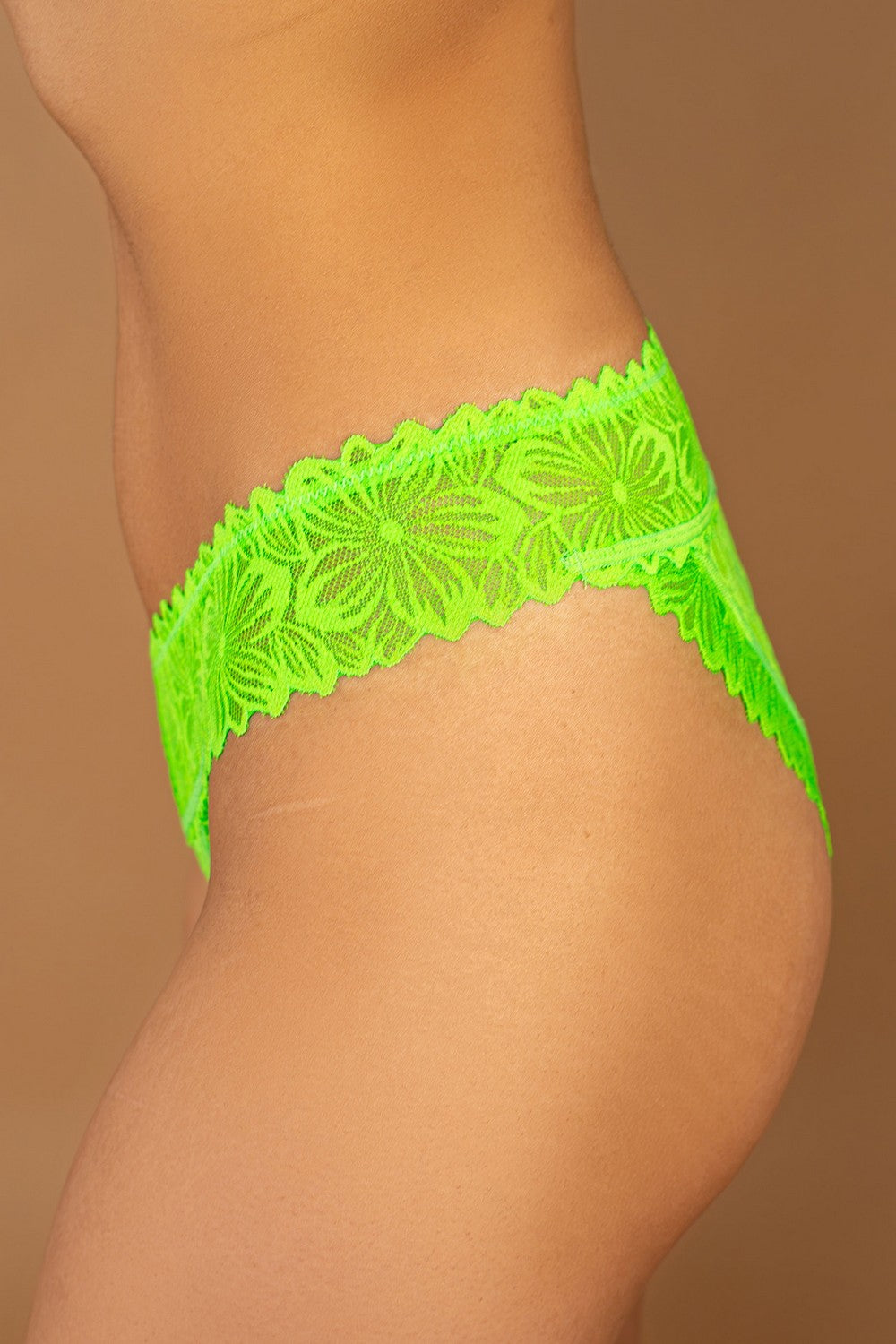 Трусики танга из кружева SLZ27802005 (2 шт.) green/black