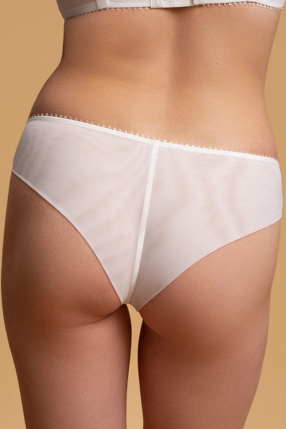 Трусики бразилиана из микросетки SLZ29102003 white