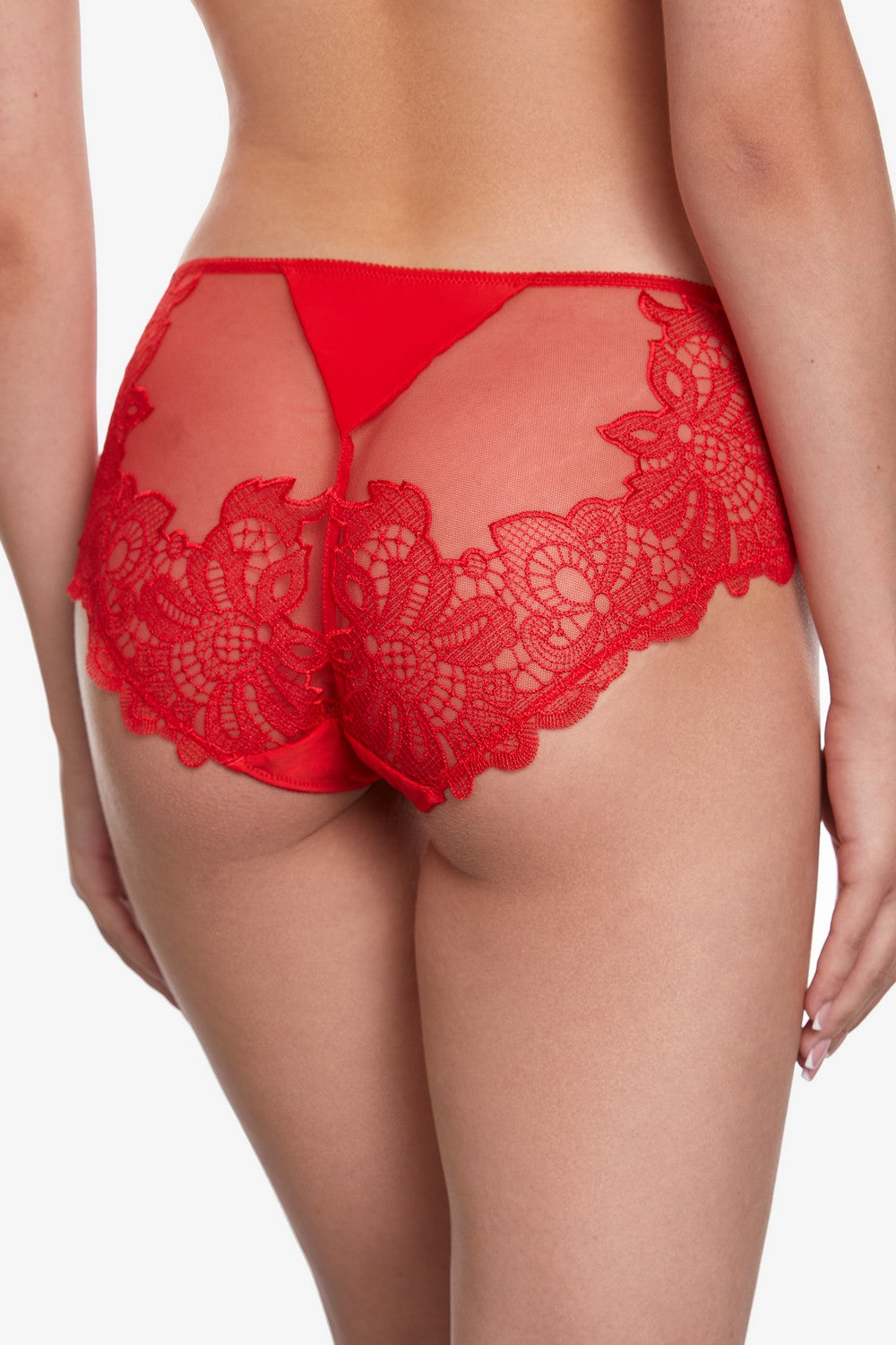 Трусики сліпи з мікросіткою Бельведер Т8 red