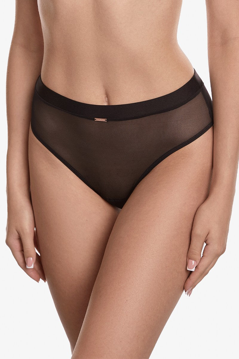 Трусики слип из микросетки Карнаби Т7A black